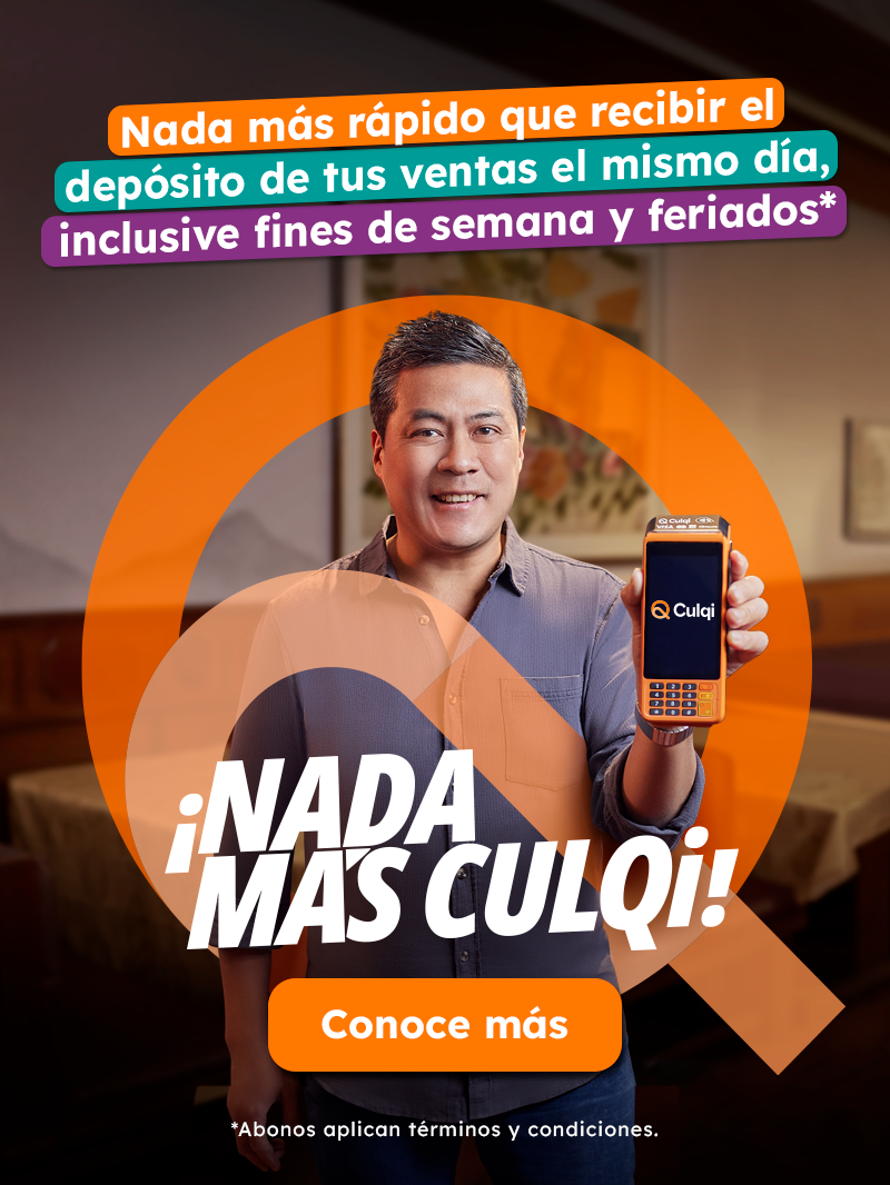 ¡Nada más Culqi!