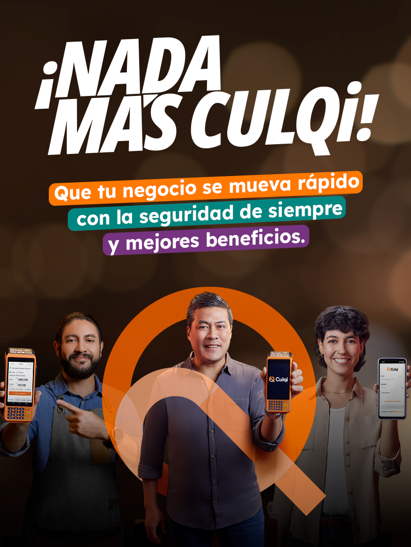 ¡Nada más Culqi!