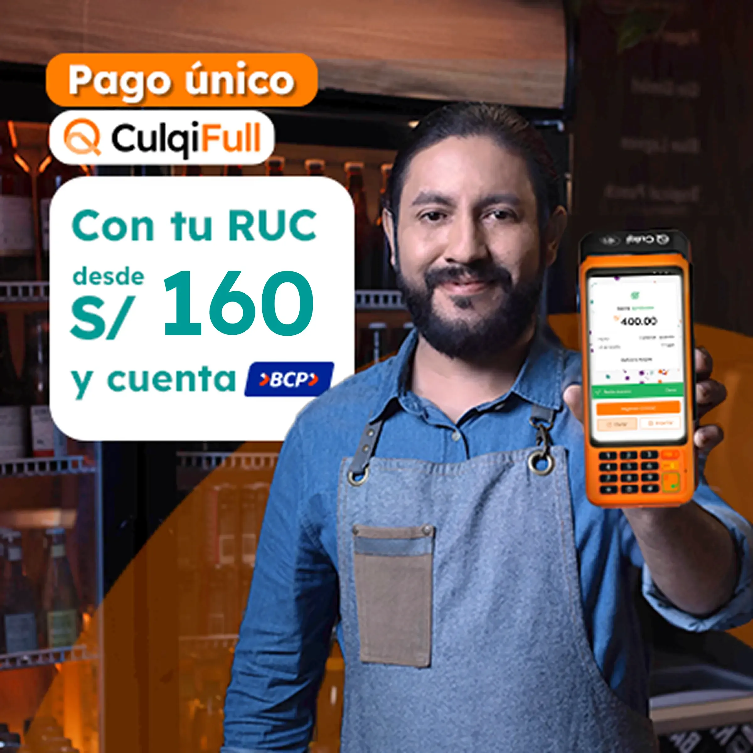 Culqifull con tu RUC y cuenta BCP