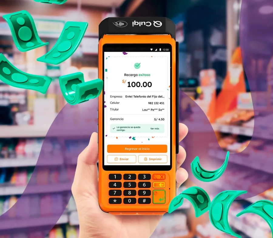 Gana dinero extra con recarga y pago de servicios