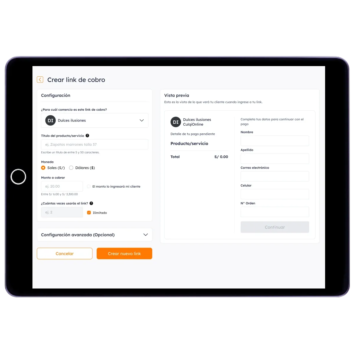 Personaliza el título