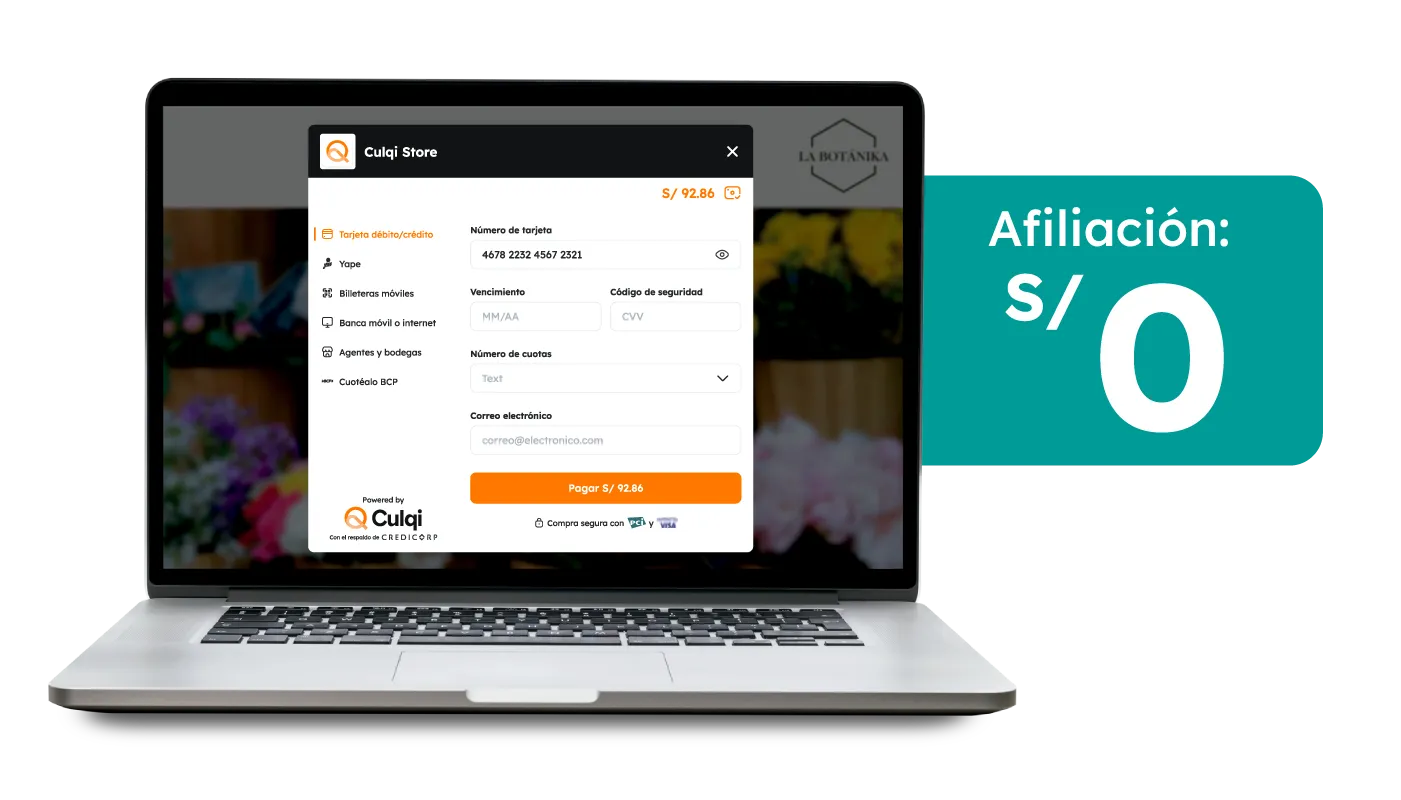 Vende desde tu página web con nuestra pasarela de pagos